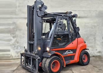 Linde H80D • TRIPLEX • przesuw • klima • 4 sekcje hydr • wózek widłowy