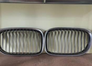 BMW F01 F02 LCI Lift NERKI GRILL OE Oryginał Chrom 740 750 komplet