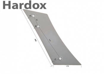 Pierś HARDOX 95002505/P części do pługa OVERUM