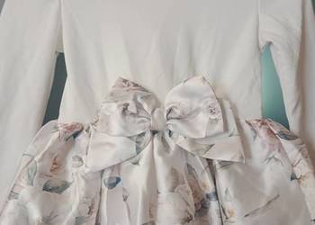 Wizytowa biała sukienka H&M