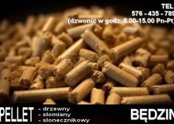 Pellet drzewny, słomiany lub słonecznikowy
