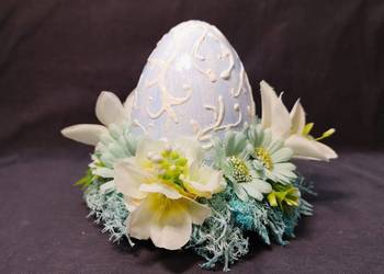 Stroik wielkanocny, dekoracyjne jajko