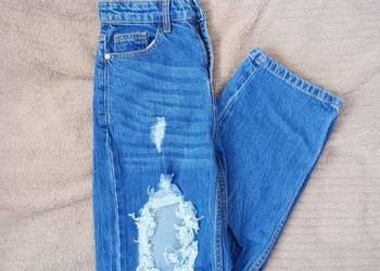 nowe spodnie z dziurami boho r.XS