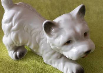 Figurka porcelanowa piesek Westie
