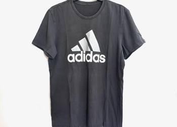 t-shirt Adidas czarny r. L/XL bawełna 100% Unisex stan bdb-