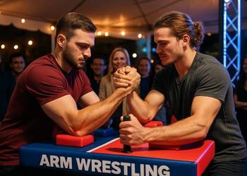 Stół do Arm Wrestlingu - wynajem stołu do arm wrestling atrakcja na event