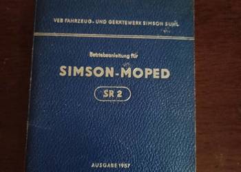 Simson sr2 instrukcja obsługi 1957