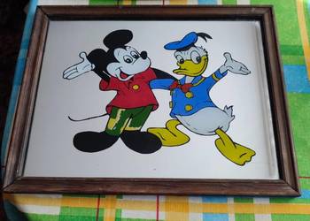 Lustro z postaciami z Walt Disney