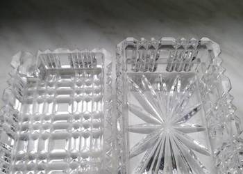 Kryształowa popielniczka prl