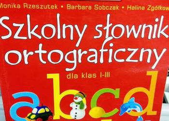 Szkolny słownik ortograficzny obrazkowy antykwariat szkolny