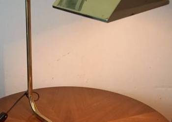 Gabinetowa lampa bankierka z mosiądzu