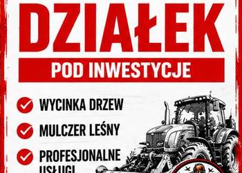 Karczowanie działek, Czyszczenie, rekultywacja terenu, Mulczer, Małopolska