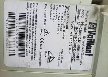 Vaillant VCW AT 185/3-C-H dwufunkcyjny ( części)