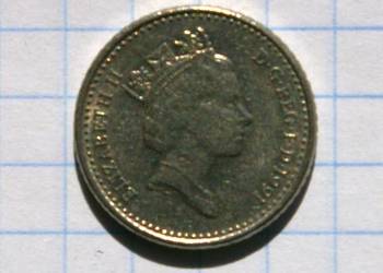 5 PENSÓW ( FIVE PENCE ) 1991 ROK - WIELKA BRYTANIA 5 PENSÓW ( FIVE PENCE ) 1991 ROK - WIELKA BRYTANIA