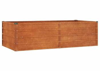 vidaXL Podwyższona donica, rdzawa, 160x80x45 cm(SKU:151958)