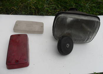 Części Maluch 126p lampa, klosze, korek