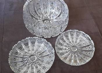 3 kryształowe pojemniki 3 kryształowe pojemniki