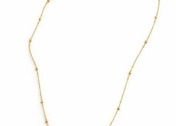 Łańcuszek złoty ze stali chirurgicznej