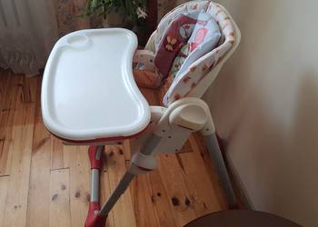 Krzesło krzesełko do karmienia dzieci masywne stabilne