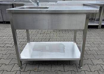 Zlew 1 Komorowy z Półką 110/60/85 cm M.1843 N
