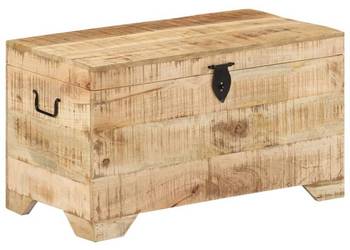 vidaXL Skrzynia z litego, surowego drewna mango (SKU:328293)