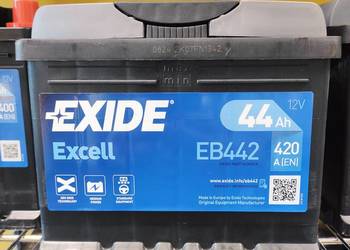 Akumulator 44Ah 420A Exide Excell EB442