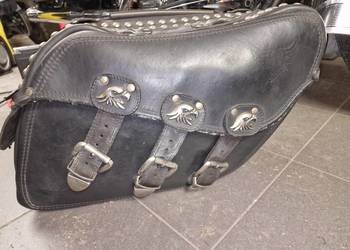 Kufer sakwa torba skórzana motocyklowa prawa