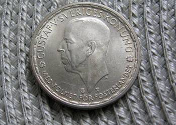 Szwecja 2 Korony 1950r - SREBRO