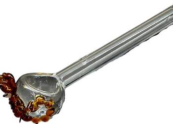 Szklana Fajka w Kształcie Łyżeczki - Skorpion Model Lufka 5-0248