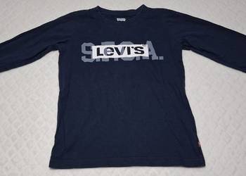 Koszulka, długi rękaw, granatowa, Levi's, 128 (Odzież)