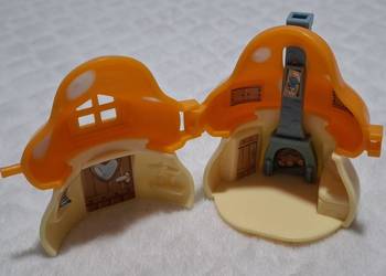 Domek Smerfów, grzybek, smerfny muchomorek, Kinder, SDB42 (Zabawka)