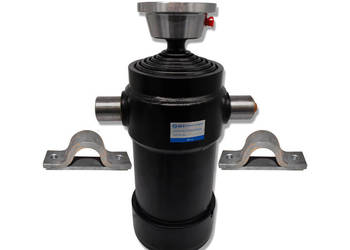 SIŁOWNIK HYDR Przyczep 1250mm 12T Wywrót Tył+Mocowania [7397