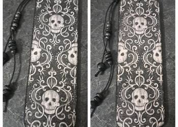 Zakładka do książki czaszki hand made