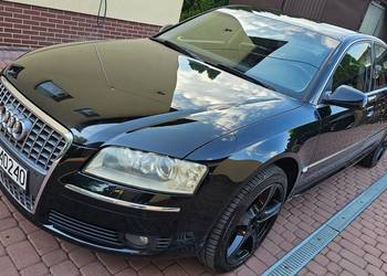 Audi A8 D3 4.2 V8 326KM Skóra Xenon Automat Pneumatyka 4x4 QuattroBDB Sanok