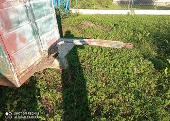 Przyczepa jednoosiowa.