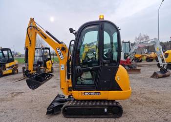 Minikoparka JCB 8018 CTS 2017r 1900mtg rozsuwane gąsienice