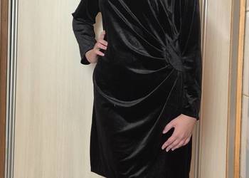 Elegancka Sukienka welurowa