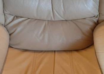 Mega wygodny biały fotel