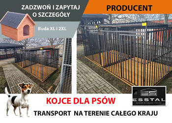 B152 Kojec dla Psa 4x2 - Różne wymiary - Szybka Dostawa | KOJCE | - ESSTAL