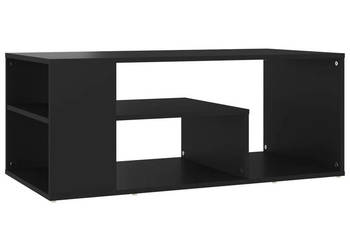 Stolik kawowy czarny 100x50x40 cm materiał drewnopochodny WM-806922