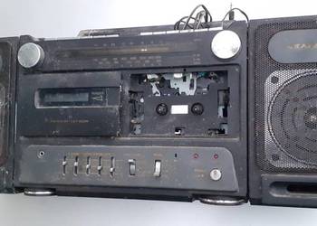 Radiomagnetofon Akaiwa MT 725 DL,uszkodzony, na części,do naprawy.
