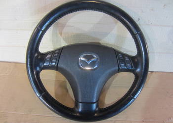 kierownica multifunkcja skórzana mazda 6 gg gy