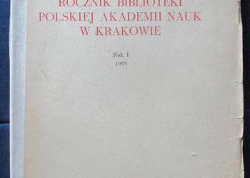 Rocznik Biblioteki PAN / 1955 / rocznik / PAN / nauka /