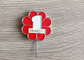 Przypinka 1 maja PRL