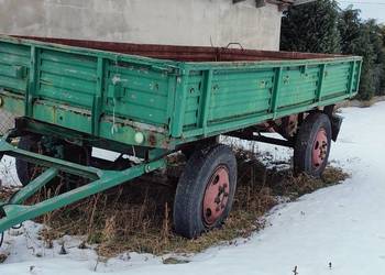 Przyczepa rolnicza Sanok D-08 3,5T - 1976r. - Z DOKUMENTAMI