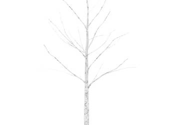 Brzoza z oświetleniem 48 ciepłych białych LED 120 cm WM-345142