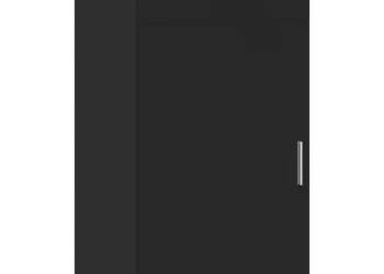 Szafka czarna 50x425x93 cm materiał drewnopochodny WM-846293