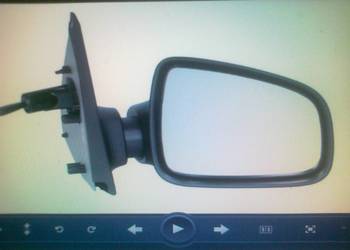 LUSTERKO PR  LOGAN II SANDERO II 10/2012- MECHANICZNE CZARN