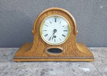 98 Stary zegar bufetowy Junghans chodzik 1925r mały kapelusz napoleona