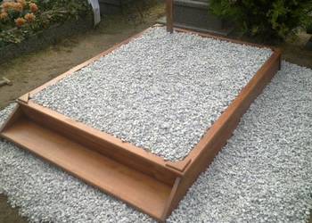 Podwójna, rama na grob, obudowa, rama, duże obrzeże z drewna, obramowanie